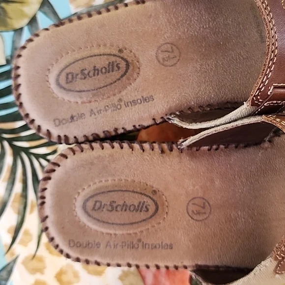 Summer Soft Tan Suede Flip-flops - Picture 7 of 8